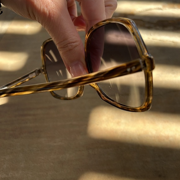 Vintage Oversized 70s Sunglasses Tortoise Shell Large Mod Sunglasses - Picture 6 of 13